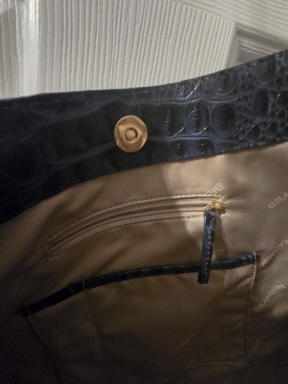 Brahmin - Bailee - Alden Road In Indigo - Picture 9 of 13